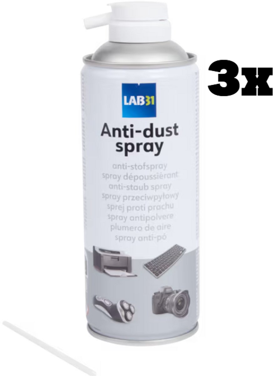 3x Lab31 Anti-Stofspray - Anti-Dust Spray