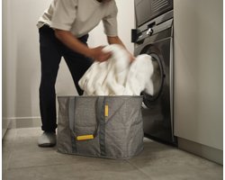 Joseph Joseph - Hold-All Max Wasmand Opvouwbaar 55 liter - Polyester - Grijs