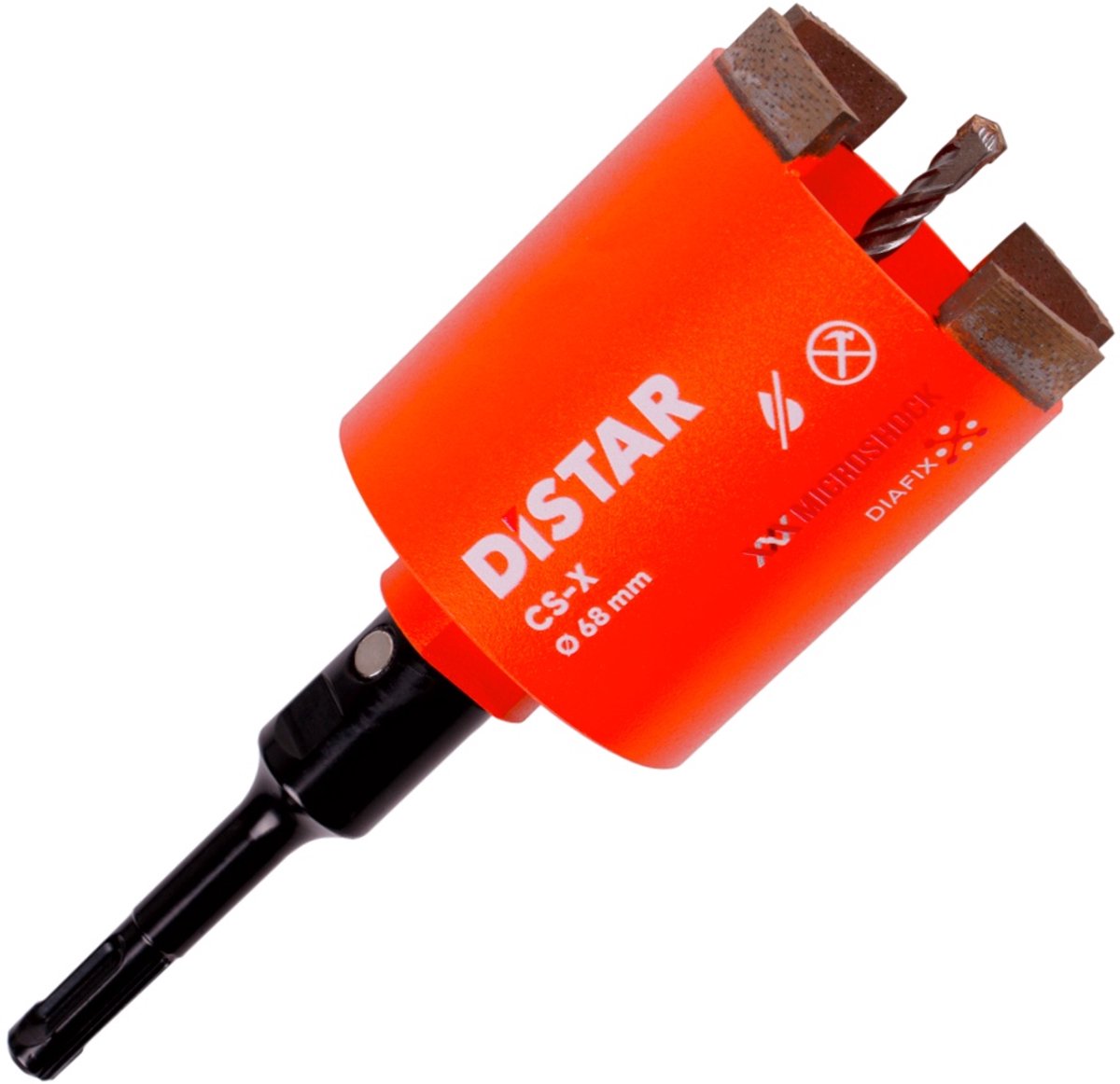 Professioneel Dozenboor set 68 mm gewapend beton, bakstenen
