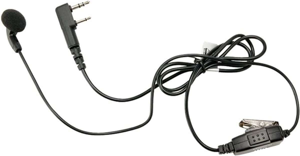 Kenwood Electronics KHS-26 Earbud voor de Kenwood ProTalk® portofoon, 2 pins