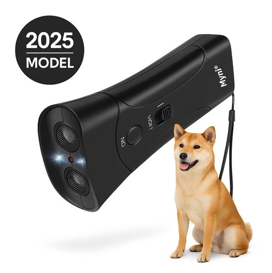 Dresseur de Chiens à ultrasons portable – Appareil anti-aboiements – Sans danger pour les animaux, sans choc – 3 modes – 10 m – Rechargeable par USB