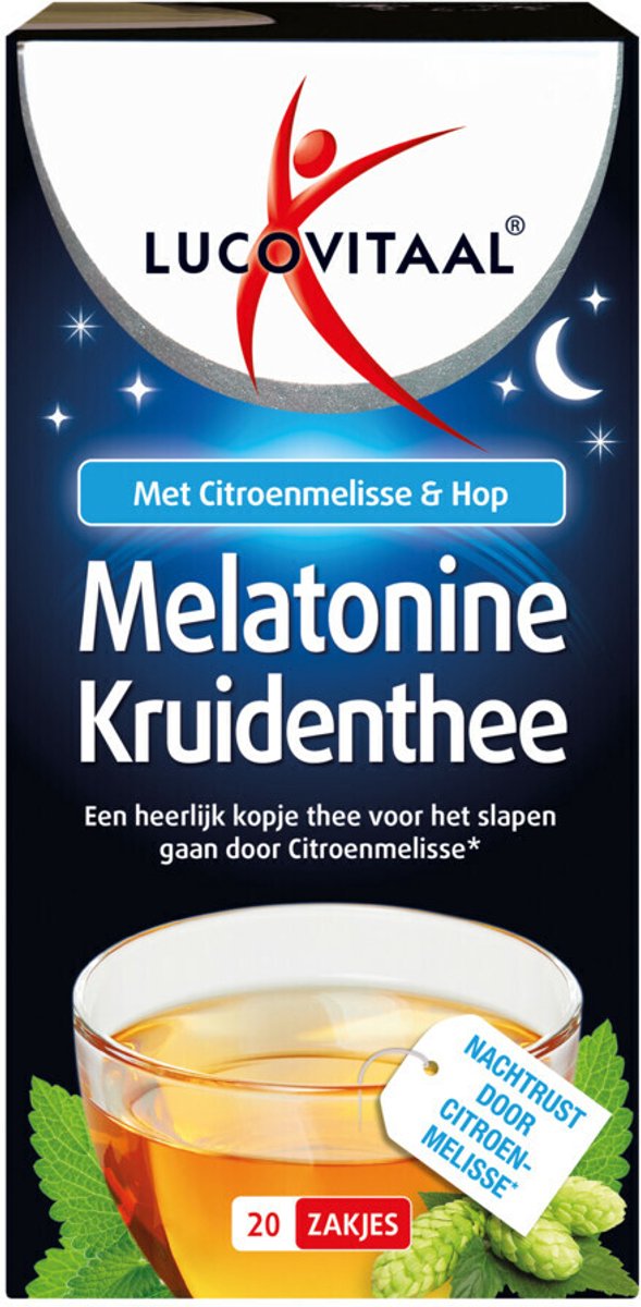Lucovitaal Thee Melatonine - 6 x 20 stuks - Voordeelverpakking