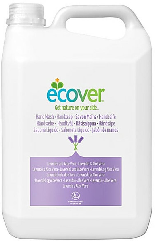 Ecover - Handzeep Lavendel & Aloe Vera Navulling - 5 x 5 liter - Voordeelverpakking