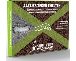 Aaltjes tegen Emelten 100m² - Steinernema Carpocapsae - Biologische bodeminsecten - Emelten bestrijden - Aaltjes tegen Emelten - Afweermiddelen