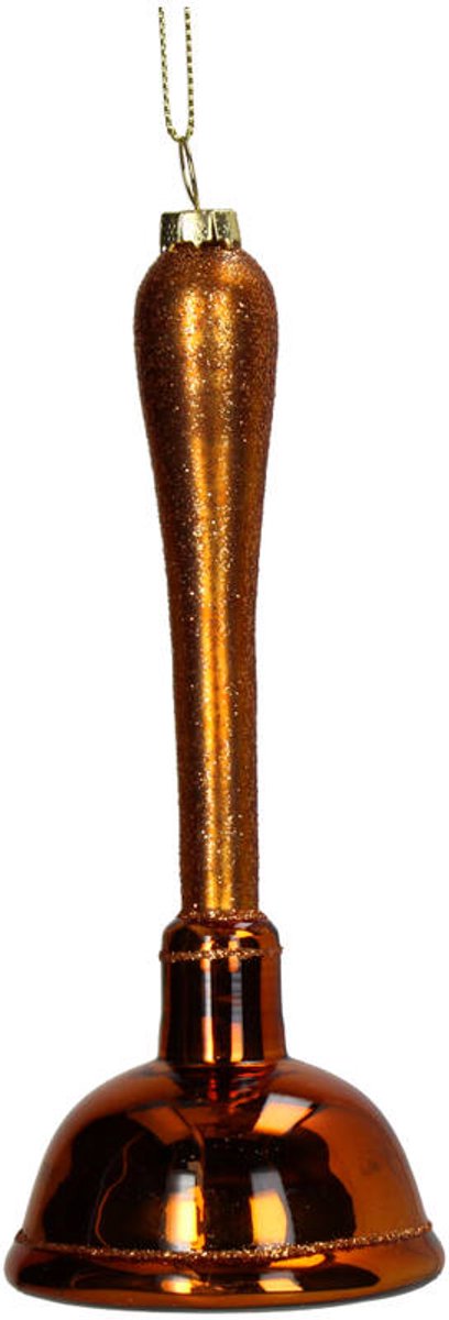 HD Collection Glazen kerstornament kerst hanger Ontstopper 16 cm