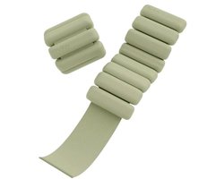 Bala Bangles – Enkelgewichten & Polsgewichten 2x 0,45 kg – Pilates Gewichten – Voor Fitness, Krachttraining & Sport – Geschikt voor Pilates & Sporten – Sage Groen