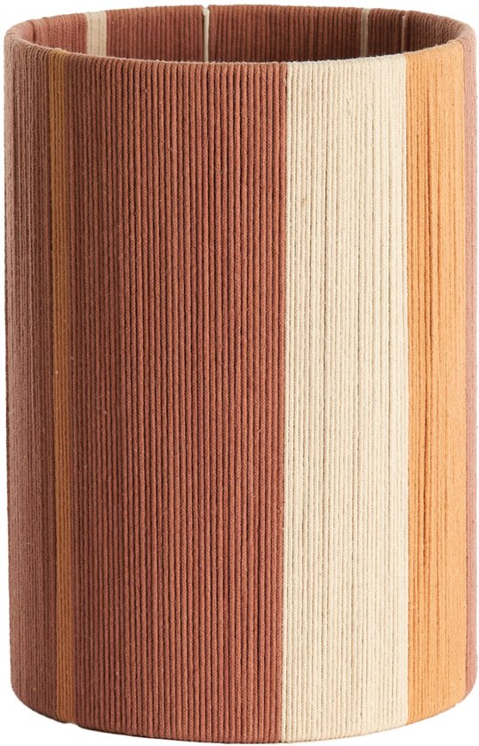 Light & Living - Abat-jour - Medan - rouge - textile - Ø 25cm - E27 - 2225494