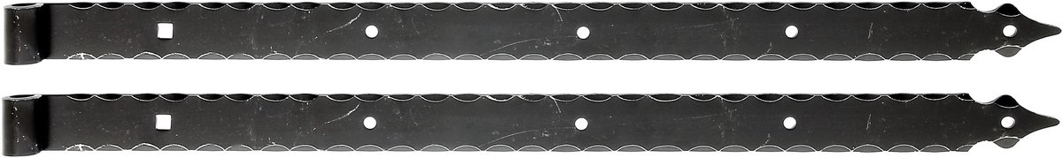 Alberts 846138 Rolluikband | in verschillende uitvoeringen | zwart | rol Ø16 mm | afmeting 820 x 45 mm | Set van 2