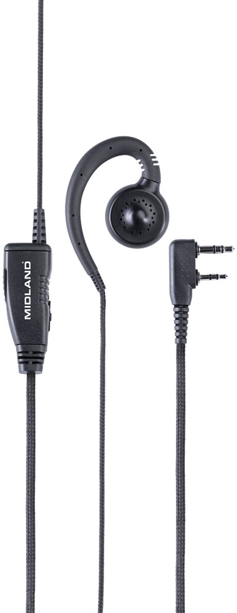 Mildand C1670 MA-29LK C-ring oortje voor 2-Pins Kenwood portofoons HD-speaker