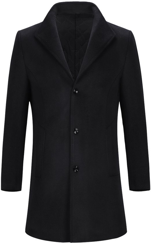 Manteau d'hiver pour homme Allthemen - Col montant uni, taille M - M