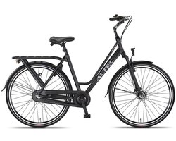 Altec Damesfiets Delta Plus 28 Inch 56 cm Dames 3V Rollerbrake Matzwart