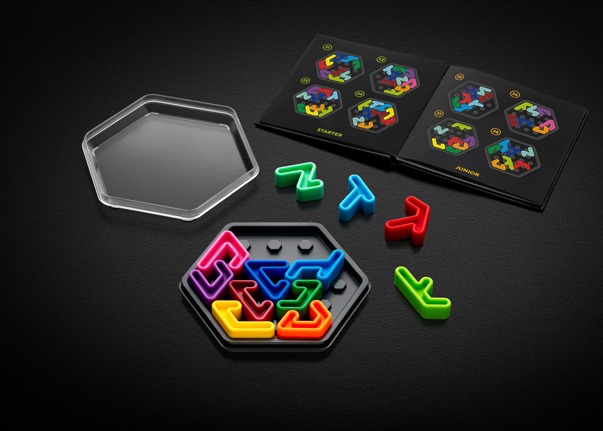 SmartGames IQ Delux Hexagon - 120 opdrachten denkspel thumbnail 3