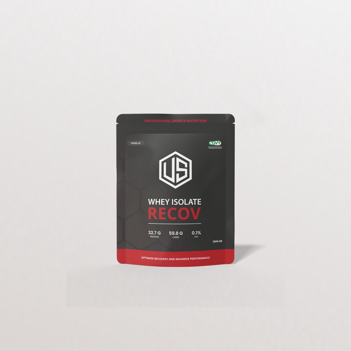 Ultimate Shape - Whey Isolate Recov, Vanilla - Dopingvrij - NZVT- Recovery - Recov- energie - spierherstel - kracht - whey - spieropbouw