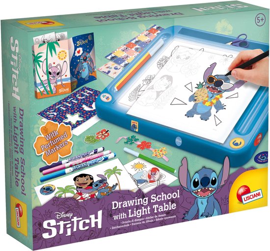 Lisciani - Stitch - Stitch Tekentafel Met Licht En Accessoires