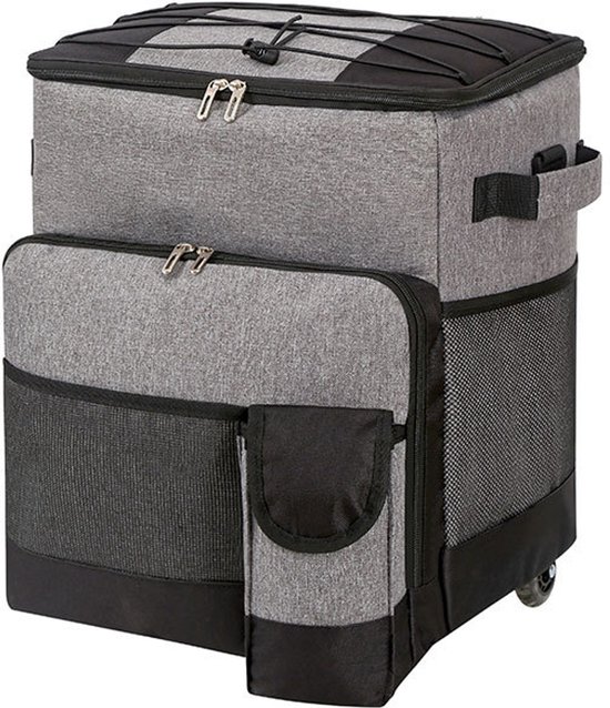 Geïsoleerde doos - Trolleykoeltas - Grote capaciteit - Trolleykoeltas - Picknicktas - Koelbox van Maple Leaf Bags — afbeelding 3