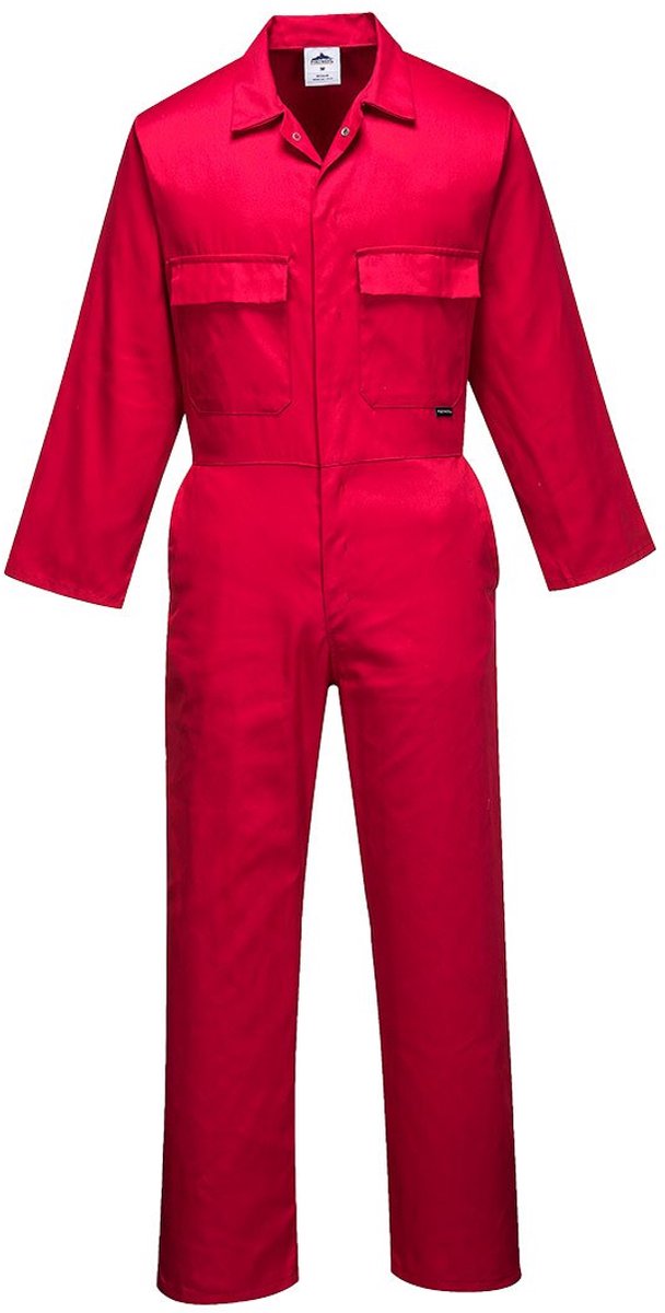 Portwest Euro Work Polykatoen Overall S999 - Rood - L
