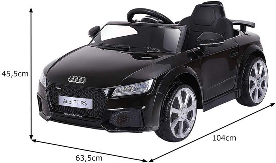 COSTWAY Elektrische kinderauto voor kinderen, 12 V, met