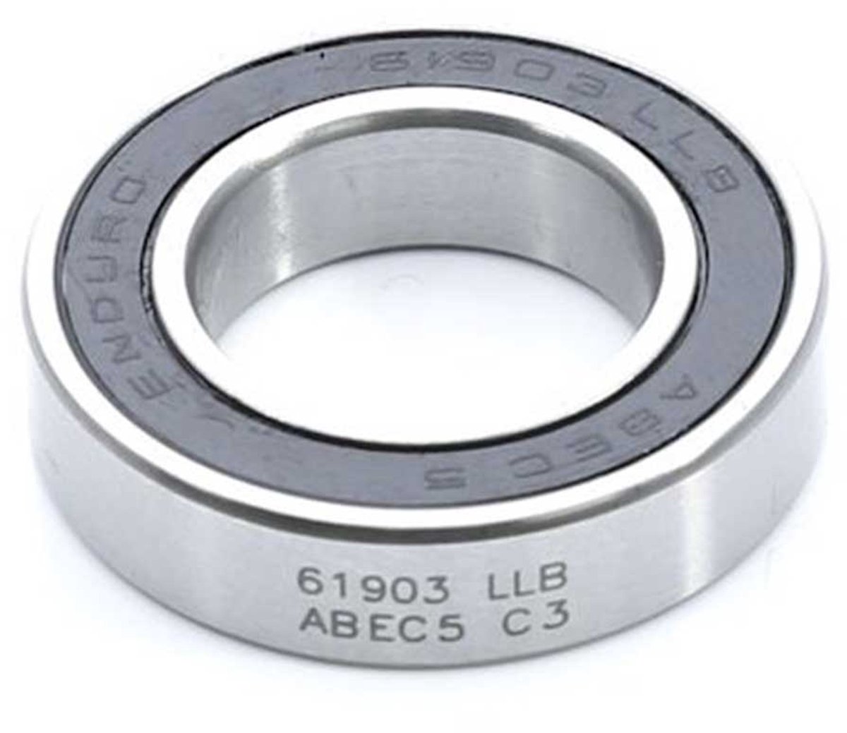 Enduro Bearings Bb 61903 Llb A5c3-blk Abec-5 Radial Lagers Zilver 17 x 30 x 7 mm