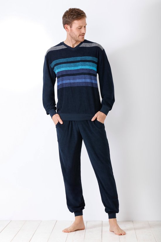 Rode strepen badstof heren pyjama | Gratis verzending | Online de