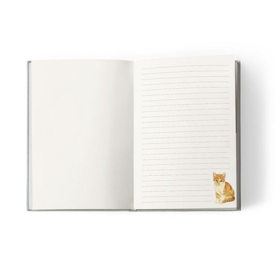 Notitieboek A5, harde kaft: Franciens Kittens & Poppies