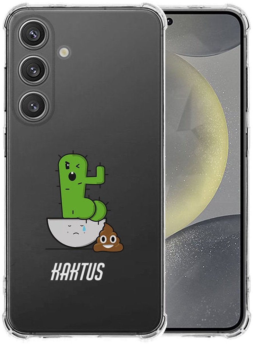 Samsung Galaxy S25 Plus Hoesje - Cactus Poo TPU Antishock