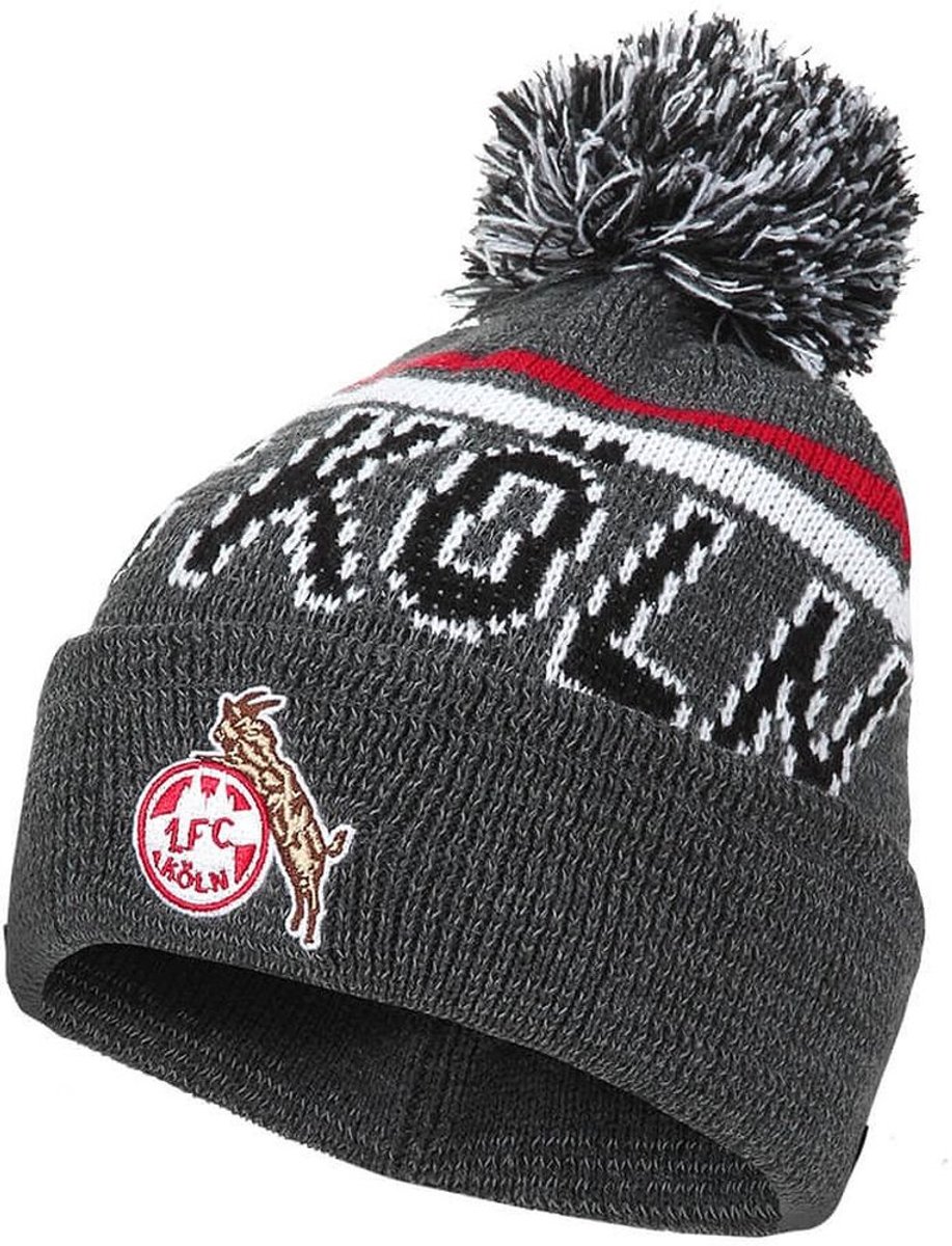 1. FC Köln Beanie Mit -pompon Retro 2070065 Zwart