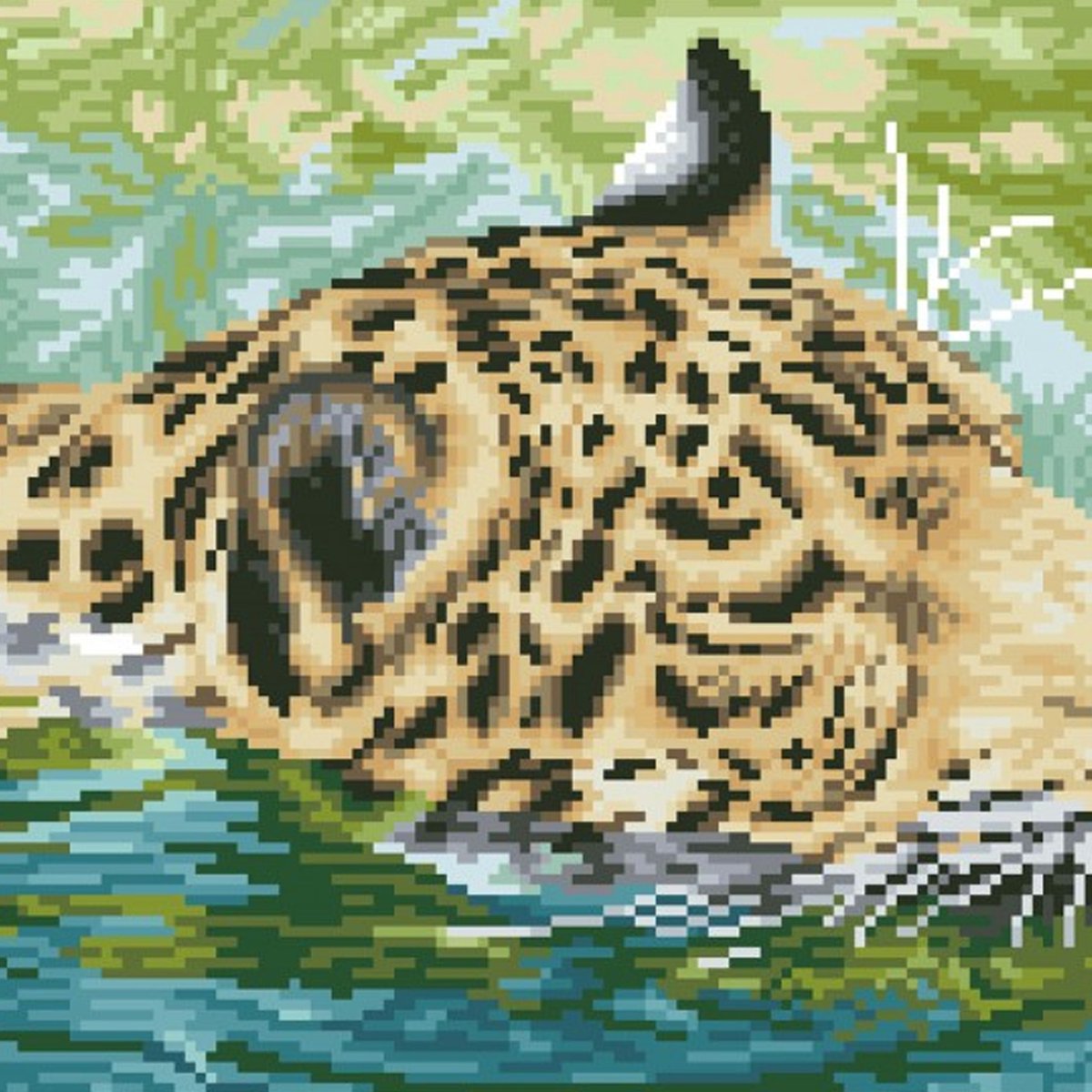 DIAMOND DOTZ Jungle Prince - Diamond Painting - 17.595 Dotz - 41x31 cm — afbeelding 2