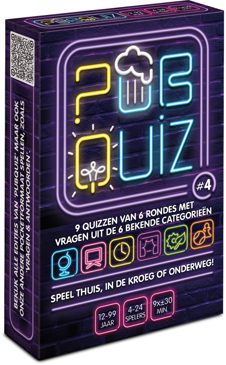 Pubquiz #4 (over 2025!); 9x pubquiz van 6 rondes - quizpuzzels - pocketformaat Vragenspel - Kaartspel - Quizspel / Partyspel met Trivia voor thuis, in de kroeg of onderweg - 4-24 spelers / groepen - totaal 198 vragen over Nederland! — afbeelding 3