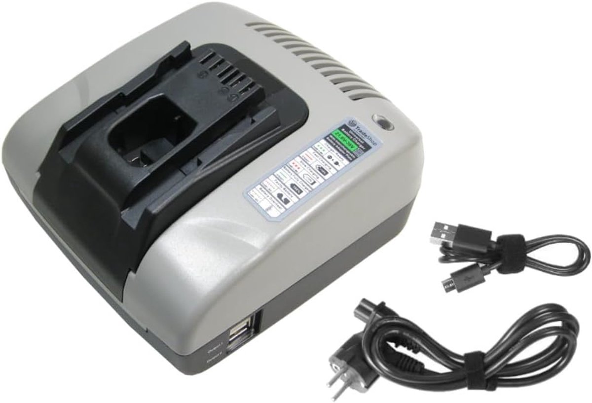 Universele Snellader voor NiMH, NiCd en Li-Ion Accu's 21,6V-36V