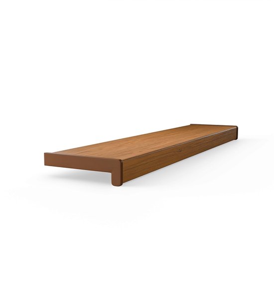Vensterbank, pvc-kunststof, 25 x 120 cm, grafiet, vensterbank, voor binnen, woonkamer en decoratie, per meter