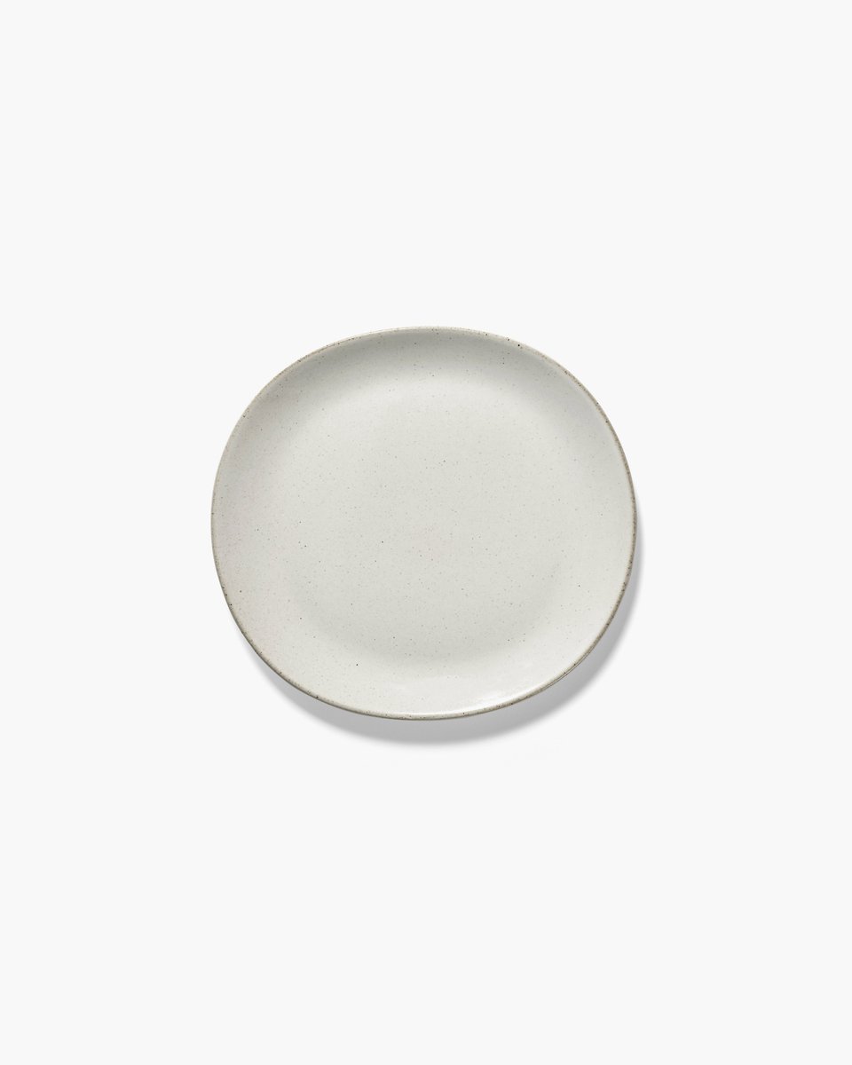 Serax Uncharted Out of Lines plat bord 22.5x21cm off white