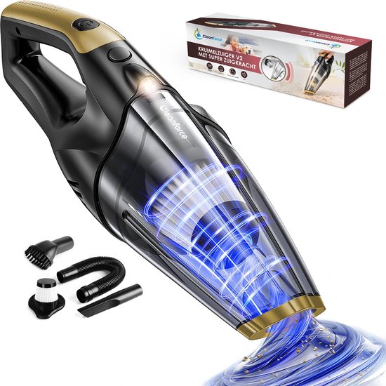 Cleanforce Kruimelzuiger V2 Snoerloos (EAN: 8721117500239) - Cleanforce - €54,95