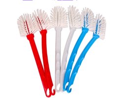 Afwasborstels met haakje - 6x - in verschillende kleuren - 28 cm - Afwassen - Afwasborstels