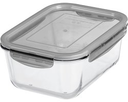 GastroMax glazen bewaardoos 1,6 liter grijs
