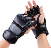Gants de boxe - Noir - UFC - MMA - Entraînement de Kickboxing - Gants d' Gants d'arts martiaux - Gants de Sparring