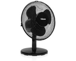 Tristar VE-5722 Tafelventilator - Ø23Cm - Zwart - 2 Snelheidsstanden - Rotatie Functie - 30 watt