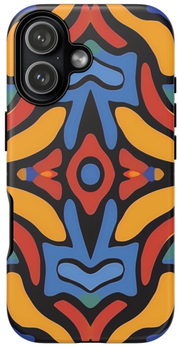 Kleurrijk Abstract Patroon – Telefoonhoesje Geschikt voor iPhone 17