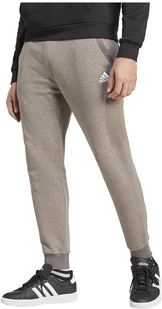 Adidas Seasonal Essentials Mélange Broek S Regular Man Charcoal Marl