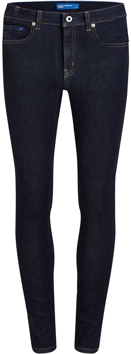 Karl Lagerfeld Jeans A2w10053 Slim Fit Hoogzittende Jeans Blauw 26 / 30 Vrouw
