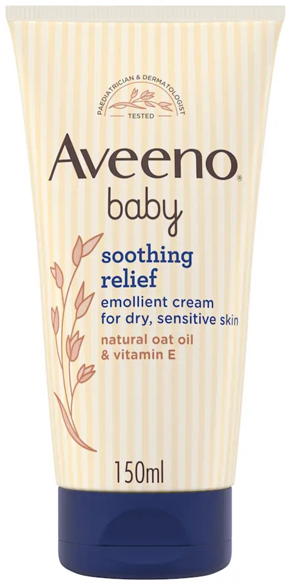 Aveeno Baby Soothing Relief Emollient Cream for Dry & Sensitive Skin 150ml