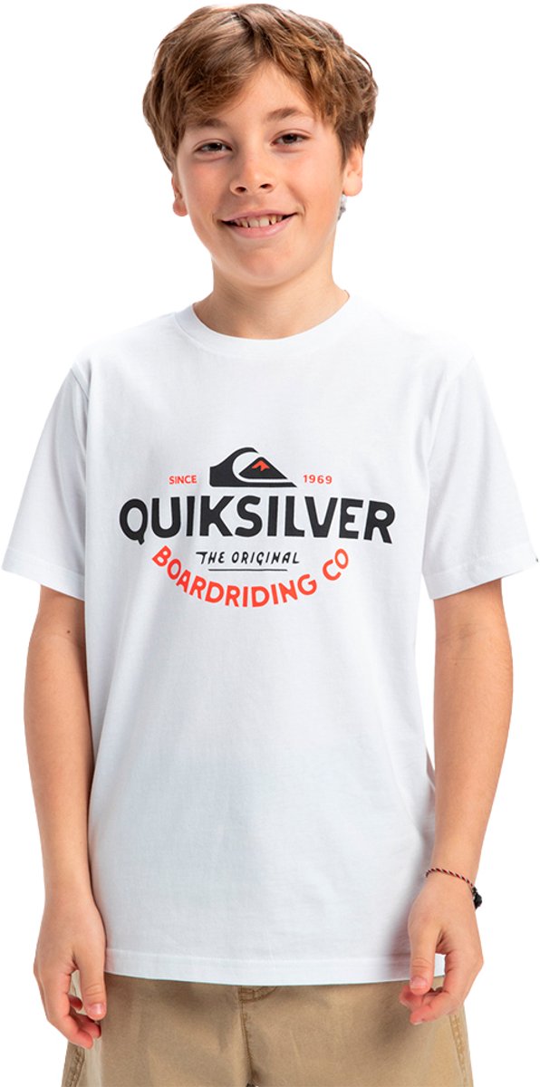 Quiksilver Ev Typed Out T-shirt Met Korte Mouwen 8 Years Jongen Tigerlily