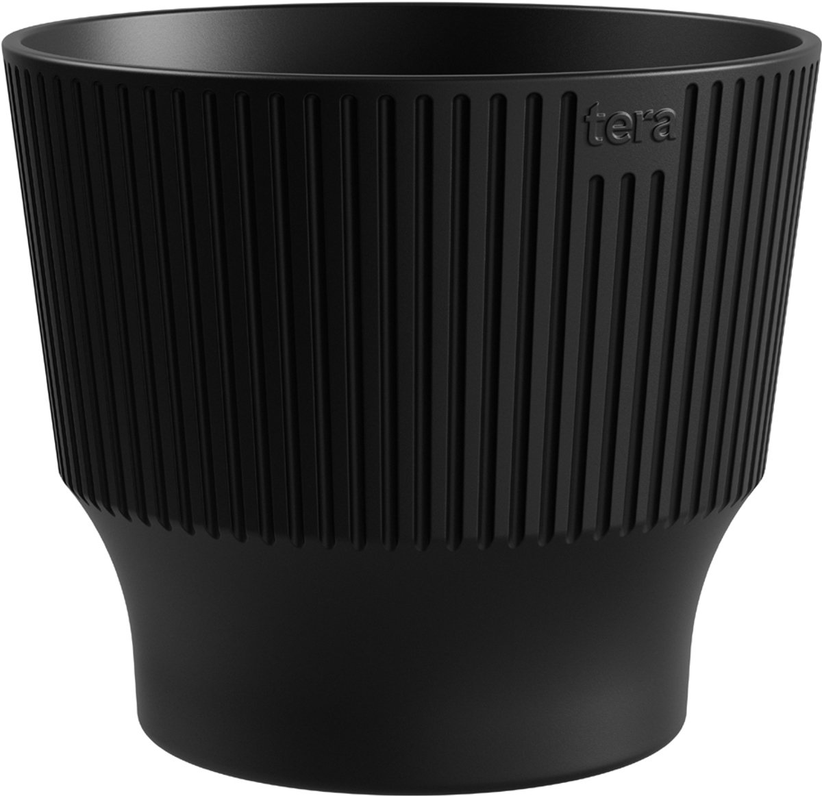 tera Plantenpot Mini Ash antraciet 15 cm