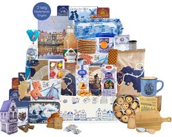 Kerstpakket - Geschenkpakket - Holland Pakket 5 XXL - CadeauPakket met diverse Hollandse lekkernijen en cadeautjes