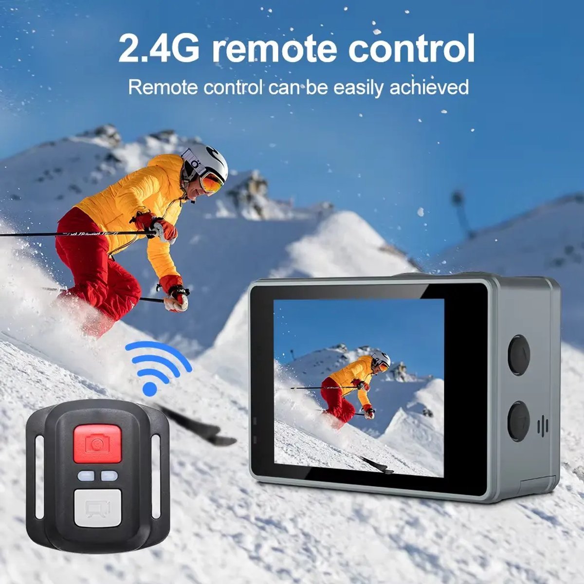 Zenergy Digitale Camera - 5K - 50MP - Compact Camera - Foto & Video - Action Camera - Vlog Camera thumbnail 4