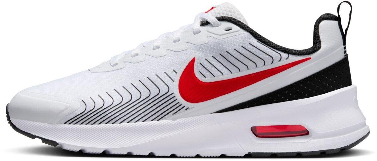 Nike NIKE AIR MAX NUAXIS WHITE UNIVERSITY RED BLACK