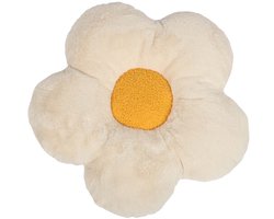 Coockoo kussen LAZY DAISY voor katten 50x50x8cm beige/geel