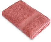 Serviette de bain HUSH Living - 70 x 140 cm - 100 % coton - Grammage épais 500 g/ m2 - Corail