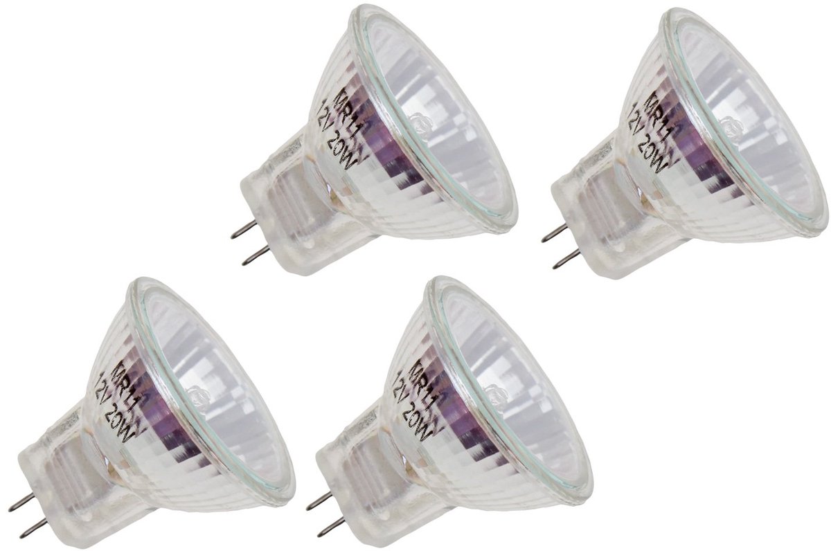 NOVY - Halogeenlamp - 12V - 20W GU4 (MR11)(set van 4) - 7401030