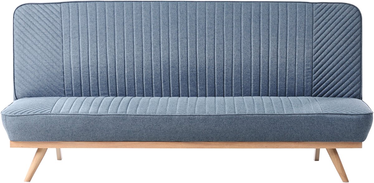 KALFAFELL - Slaapbank - Blauw - Polyester