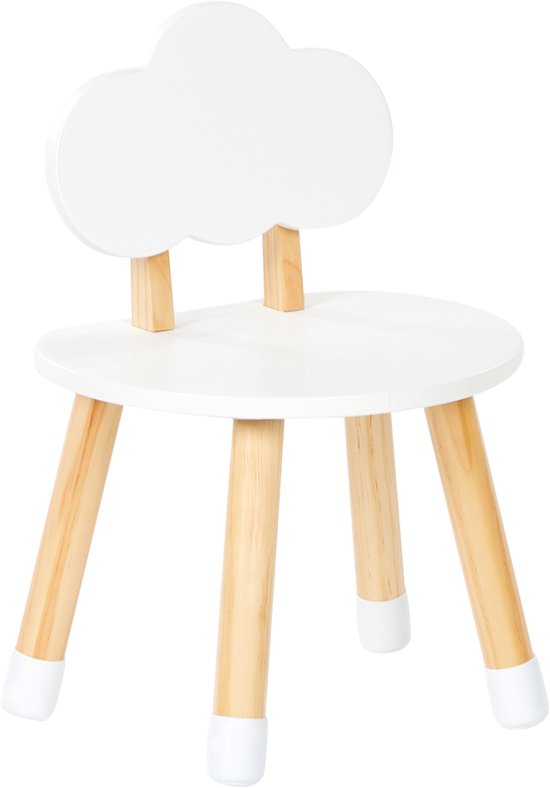 BELIANI ROBIN - Kindertafel met stoelen - Lichthout/Wit - MDF van Beliani — afbeelding 3